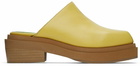 Eckhaus Latta Yellow Zoe Clogs