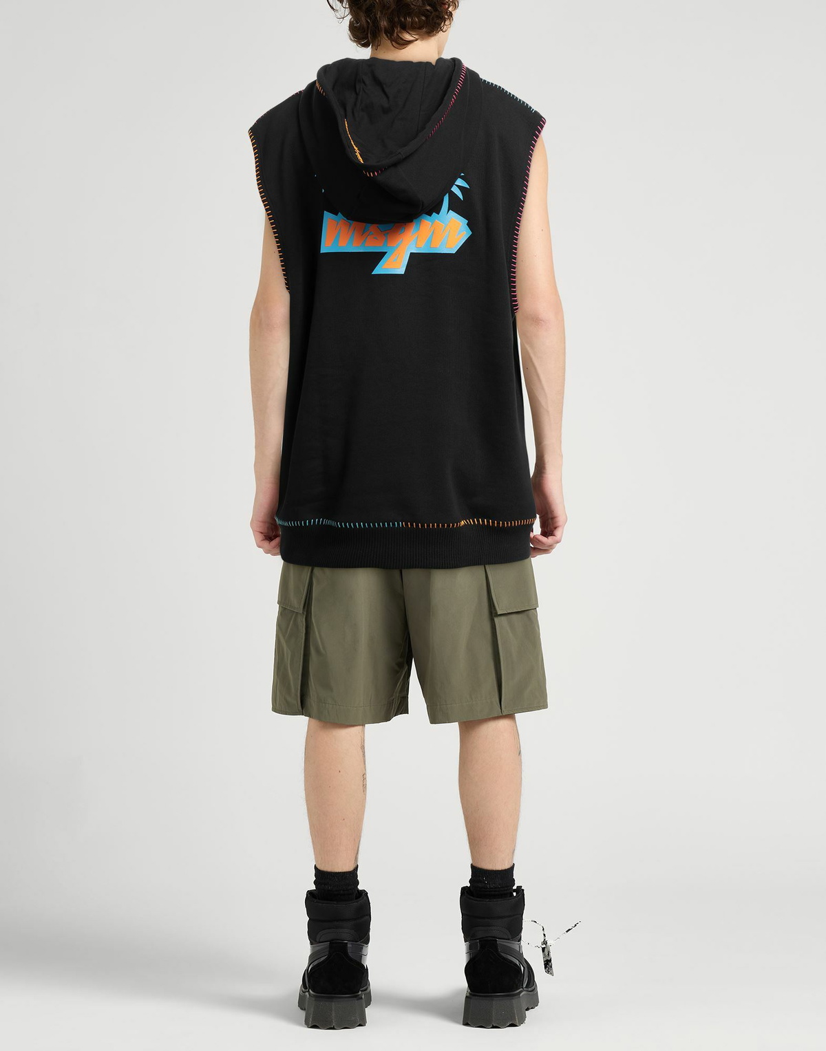 Msgm Mens Sweatshirt in Black
