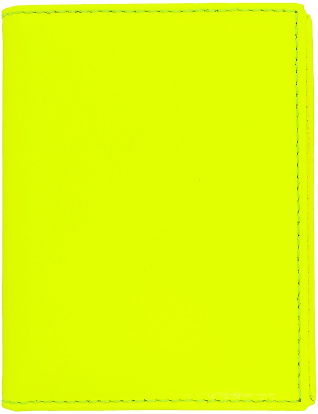 Photo: COMME des GARÇONS WALLETS Yellow Super Fluo Wallet