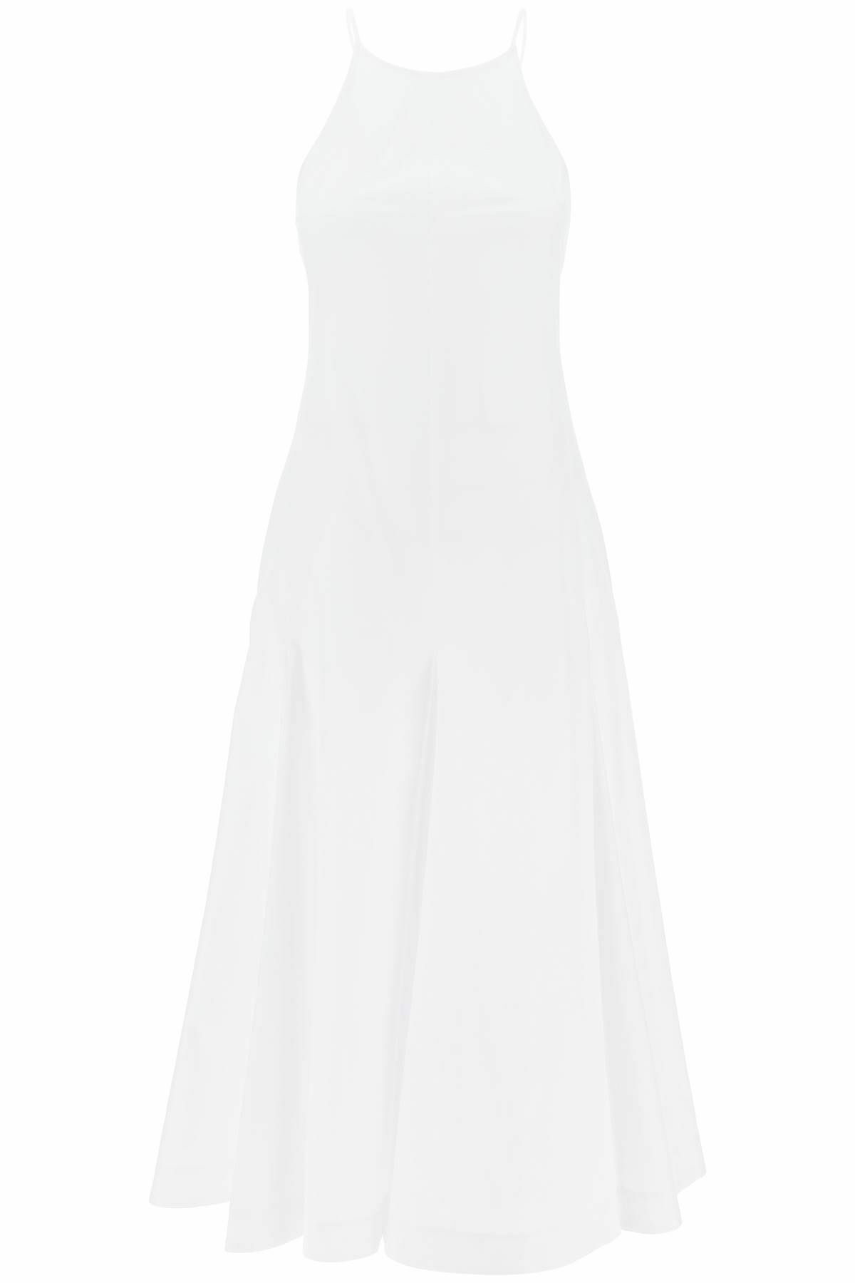 ワンピース SPORTMAX::maxi cactus poplin dress White:JP40[RESALE] SPORTMAX maxi cactus poplin dress White Sportmax