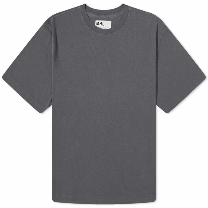 Photo: MHL by Margaret Howell Men's Simple T-Shirt in Charcoal