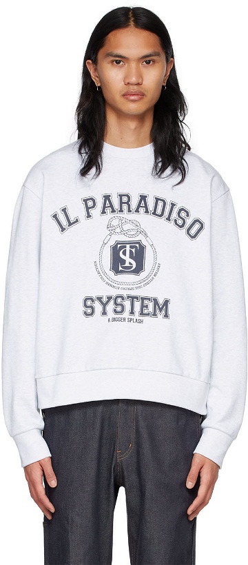 Photo: System Grey Cotton Sweatshirt