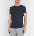 Kingsman - Orlebar Brown Sebastian Slim-Fit Linen-Jersey T-Shirt - Navy