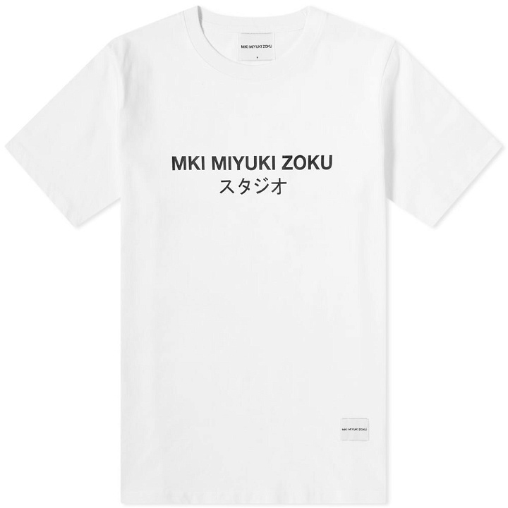 Photo: MKI Men's Classic Logo T-Shirt in White