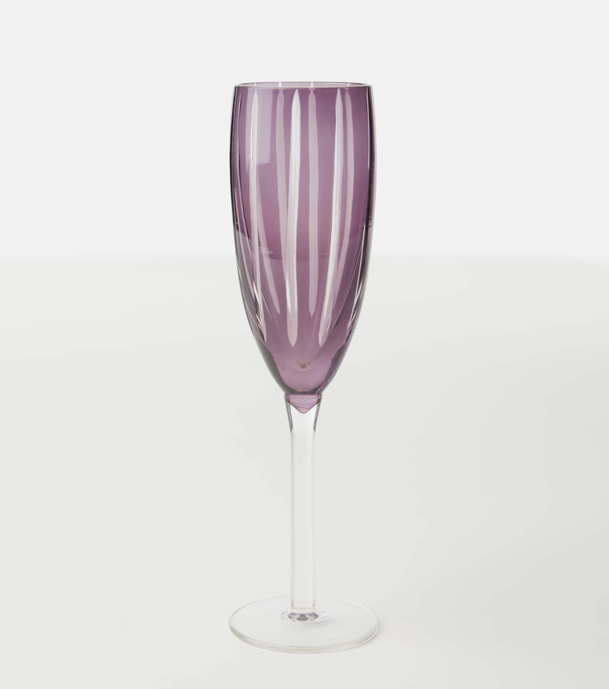 Polspotten Cuttings set of 6 champagne flute glasses