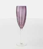 Polspotten Cuttings set of 6 champagne flute glasses