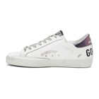 Golden Goose White and Grey Superstar Sneakers