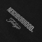 Neighborhood Men's Long Sleeve Classic Mock Neck T-Shirt in Black