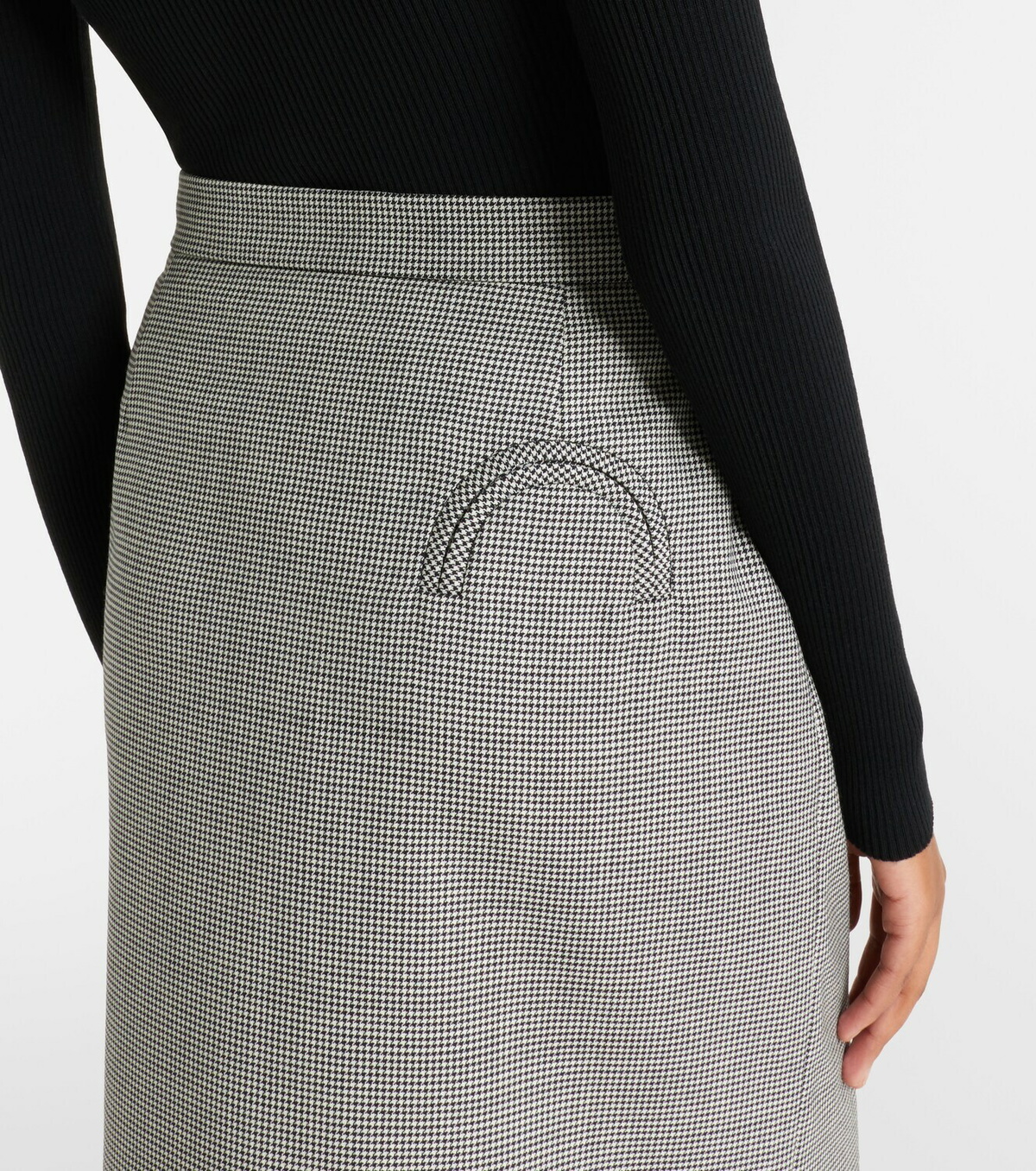 Blazé Milano Popeye virgin wool pencil skirt