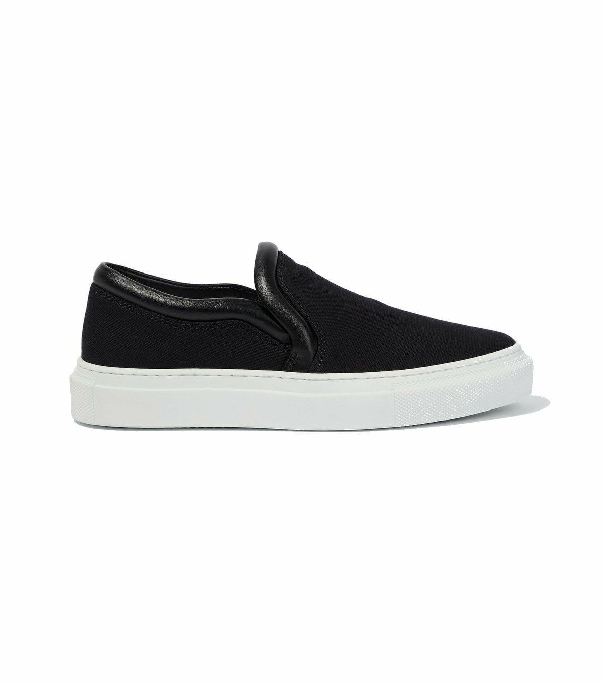 JW Anderson - Leather-trimmed low-top sneakers JW Anderson