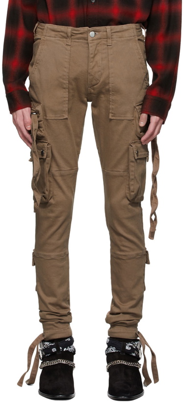 Photo: AMIRI Beige Tactical Cargo Pants