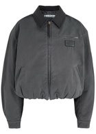 Acne Studios Okra Padded Twill Bomber Jacket Grey
