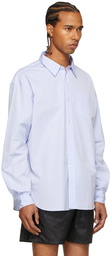 Palmes Blue Daryl Long Sleeve Shirt