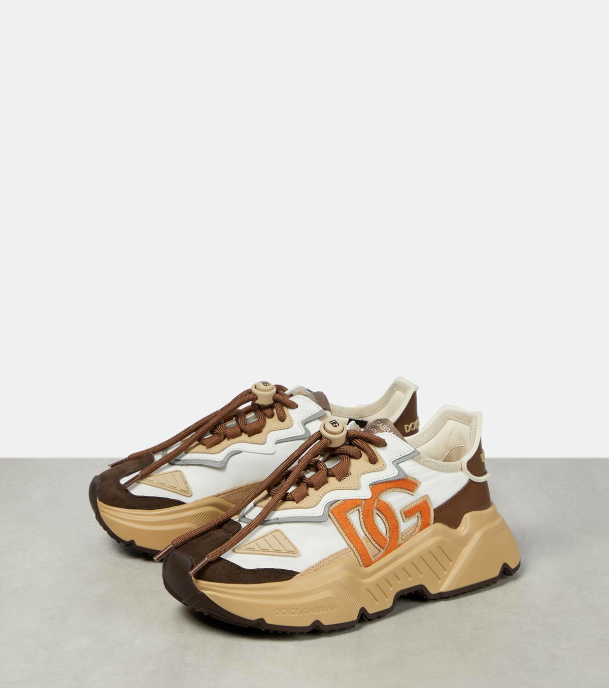 dolce & gabbana leather daymaster sneakers