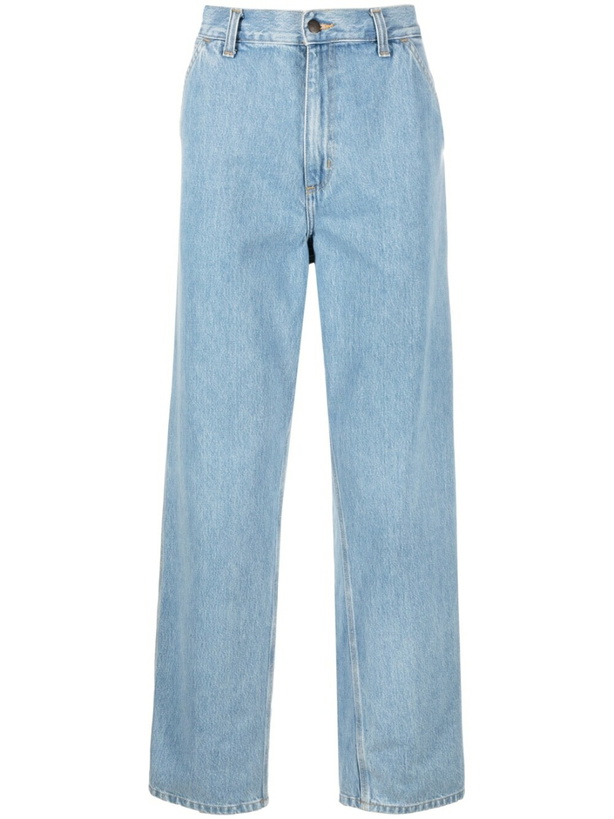 Photo: CARHARTT - Single Knee Denim Cotton Trousers