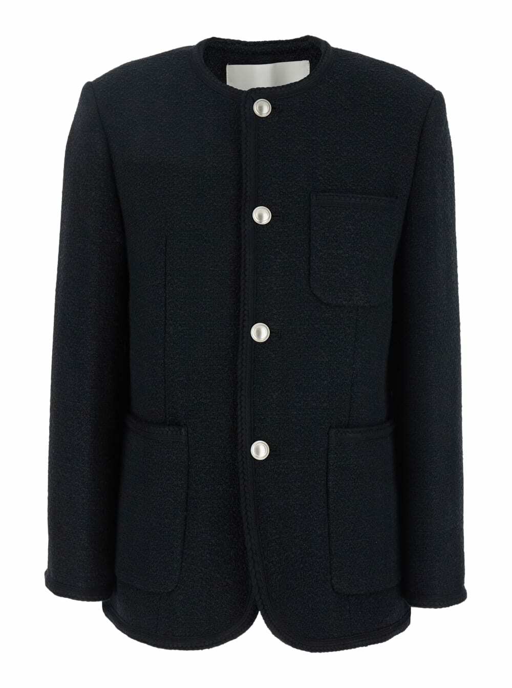 DUNST Women's Unixex Calf Skin Zip-Up Blouson Jacket in
