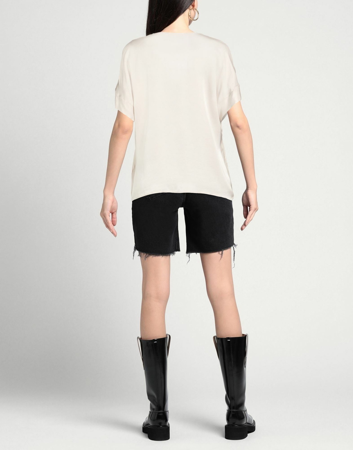 Alessia Santi Womens Top Ivory