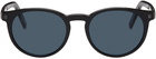 ZEGNA Black Round Sunglasses