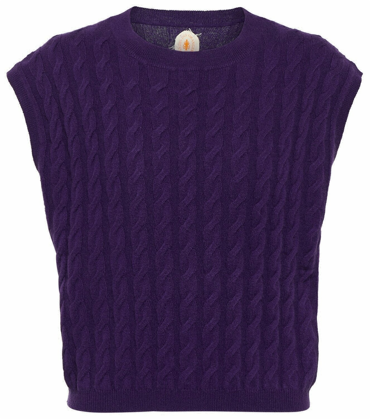 Photo: Jardin des Orangers Cable-knit cashmere vest