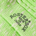 Rostersox Neon Slub Sock in Green