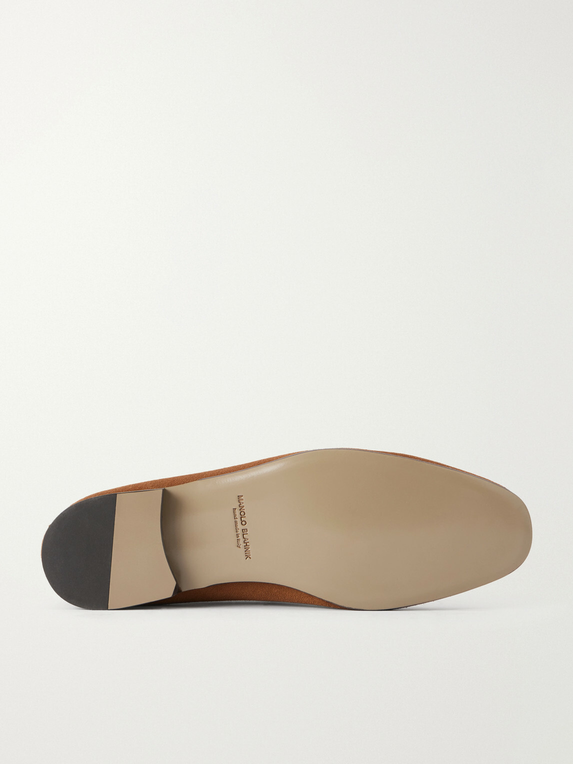 Manolo Blahnik - Truro Suede Loafers - Brown