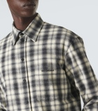 Balenciaga Checked cotton flannel shirt
