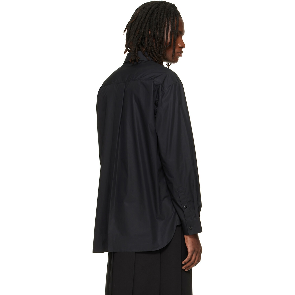 Simone Rocha Black Turbo Beaded Easy Shirt