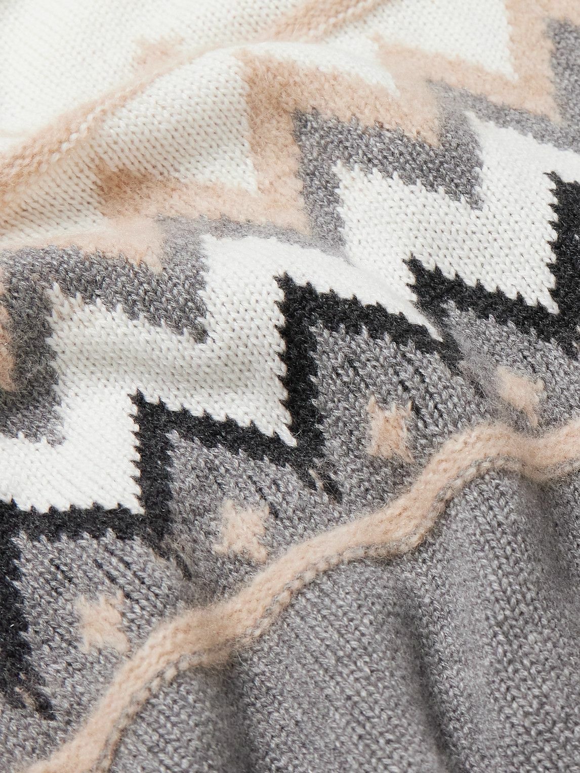 Brunello Cucinelli Gray Cashmere Sweater main image 1