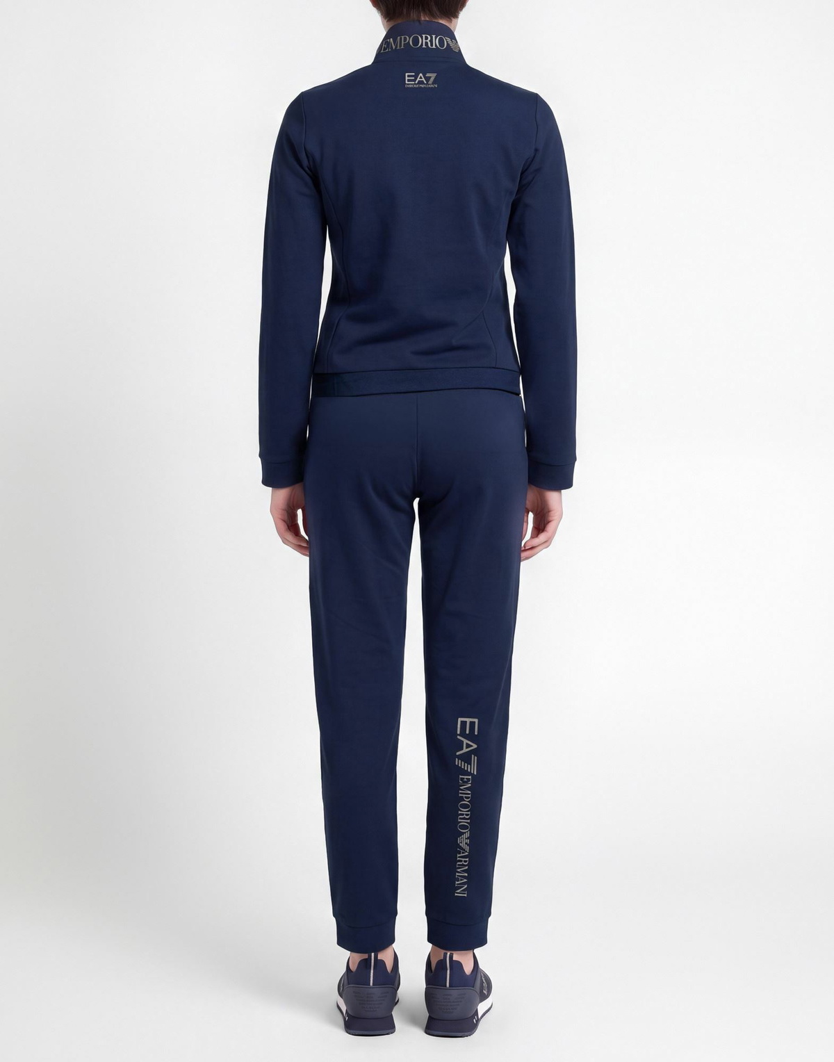 Ea7 Womens Tracksuit in Navy
