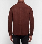 Our Legacy - Slim-Fit Suede Shirt Jacket - Chocolate