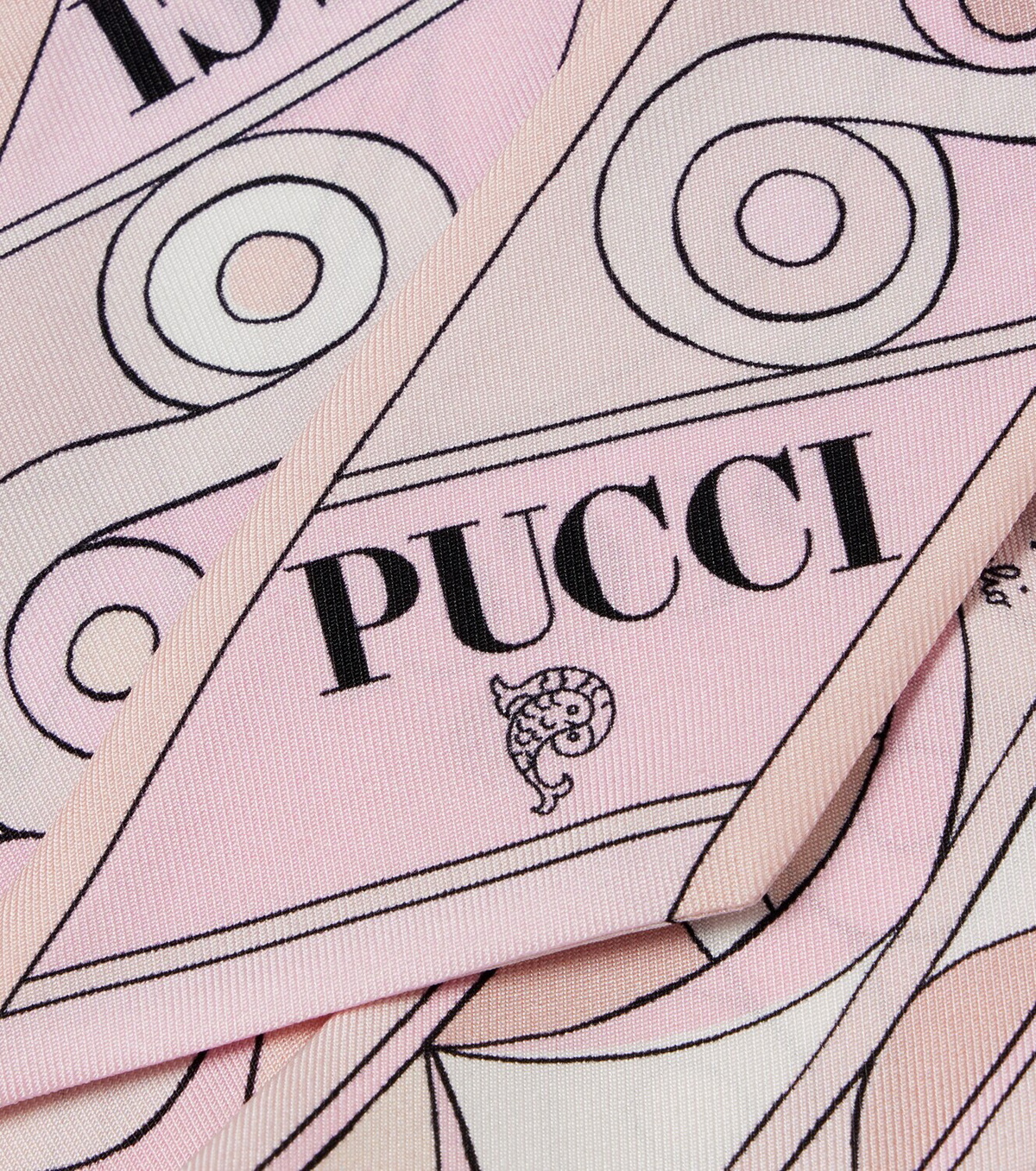 Pucci Iride and Rombi silk twill scarf