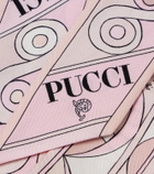 Pucci Iride and Rombi silk twill scarf