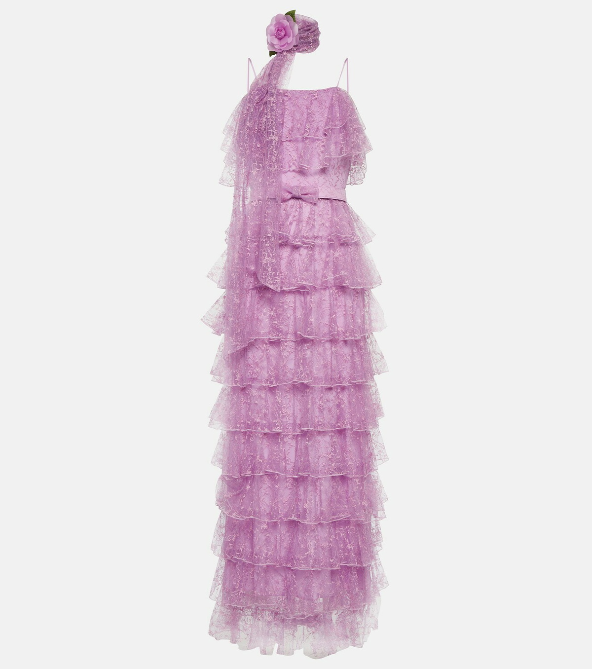 rodarte floral ruffled silk maxi dress @SofiaRichie and @Elliot Sofia wore @Rodarte Floral Ruffled Silk Maxi Dress (sold out)! #SofiaRichie #elliotgrainge