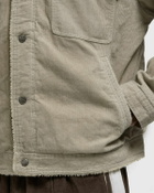 Thisisneverthat Sherpa Lined Corduroy Trucker Jacket Grey Mens Denim Jacket