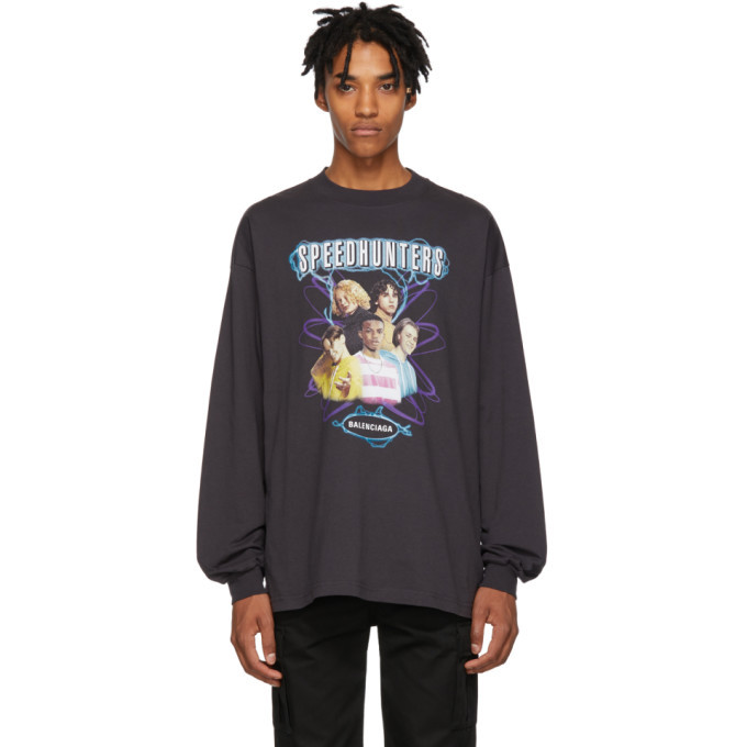 Photo: Balenciaga Black Speedhunters Long Sleeve T-Shirt