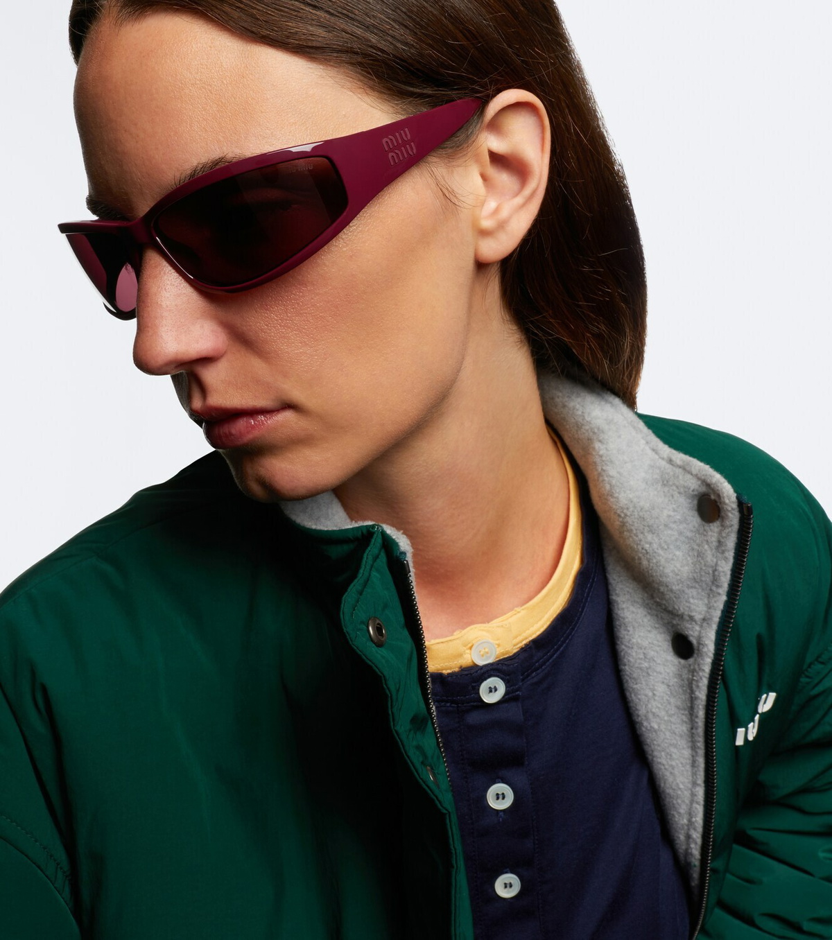 Miu Miu Signature rectangular sunglasses