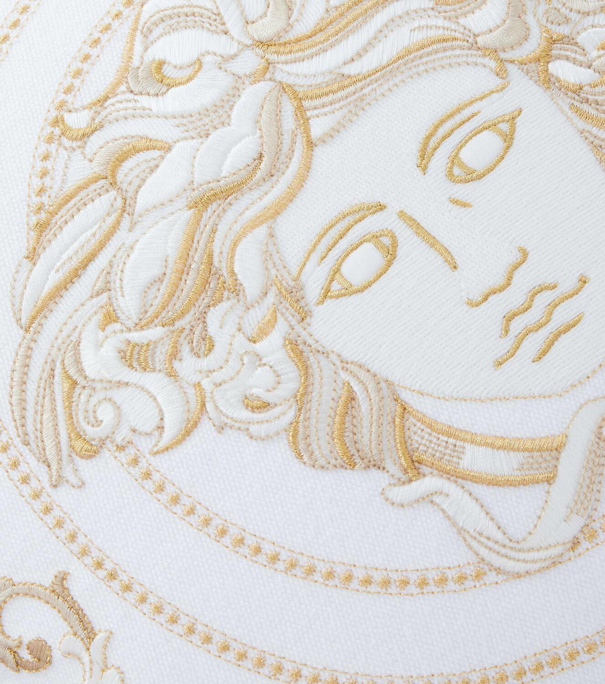 Versace Home Medusa Gala embroidered cushion