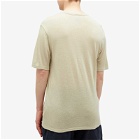 Officine Generale Men's Officine Générale Pigment Dyed Linen T-Shirt in Almond Beige