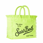 MC2 Saint Barth Vanity Fluo Yellow Canvas Shoulder Bag