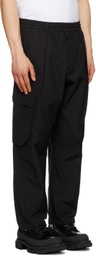 Lownn Black Plain Cargo Pants
