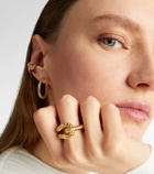 Jennifer Fisher Madison Avenue gold-plated hoop earrings