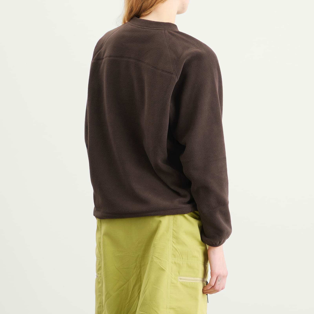 Gramicci Women's Thermal Fleece Crew in Tobacco