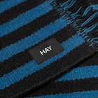 HAY Stripes Wool Runner 200 x 60 in Blue