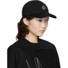 Rick Owens Moncler + Rick Owens Black Baseball Hat