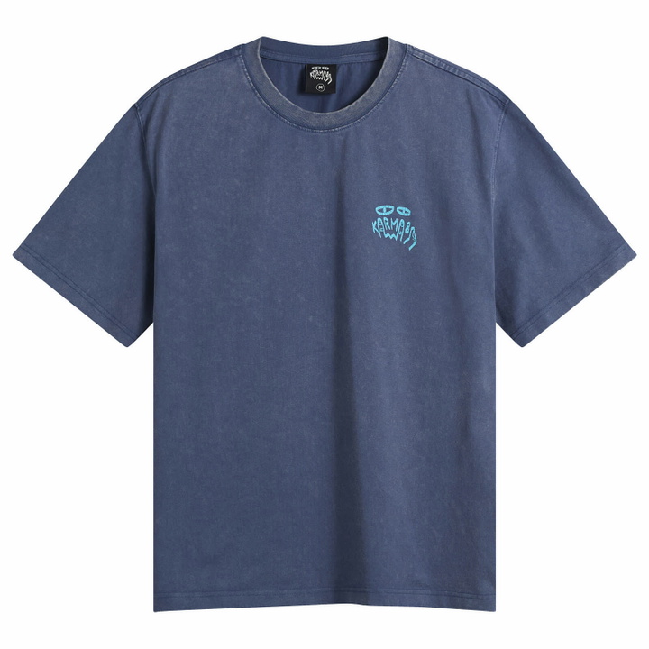 Photo: Karma8a Men's Washed T-Shirt in Blue