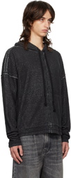 Greg Lauren Black Cozy Hoodie