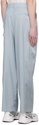 Feng Chen Wang Gray Deconstructed Trousers