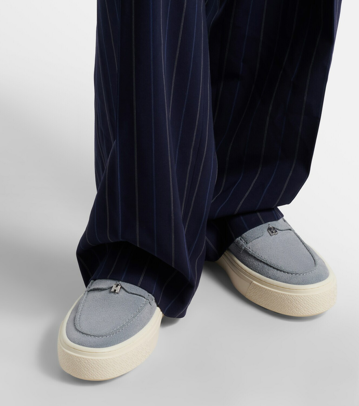 Hogan H705 suede platform loafers