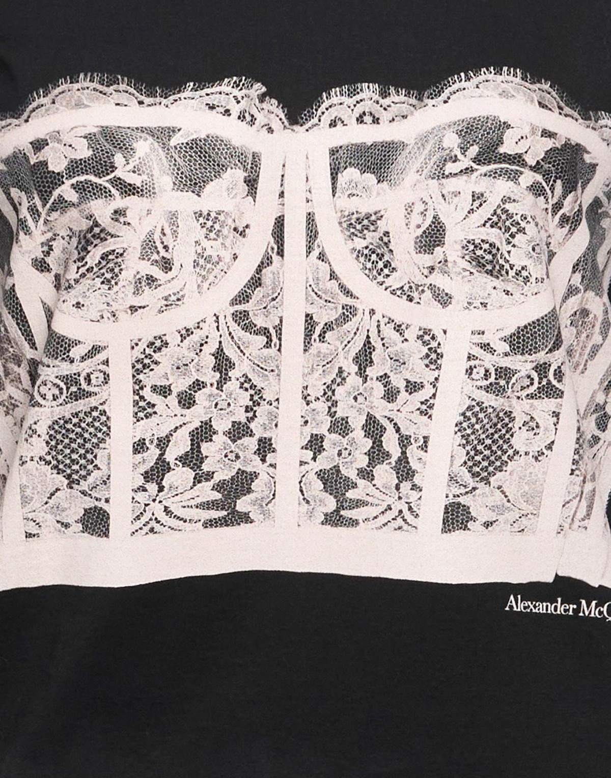 Mcqueen Womens T-shirt in Black