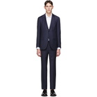 Ermenegildo Zegna Navy Wool Milano Easy Suit